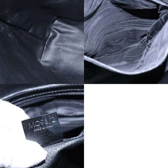 CELINE Macadam Canvas Tote Bag Pvc Leather Black Gold - Picture 12 of 12